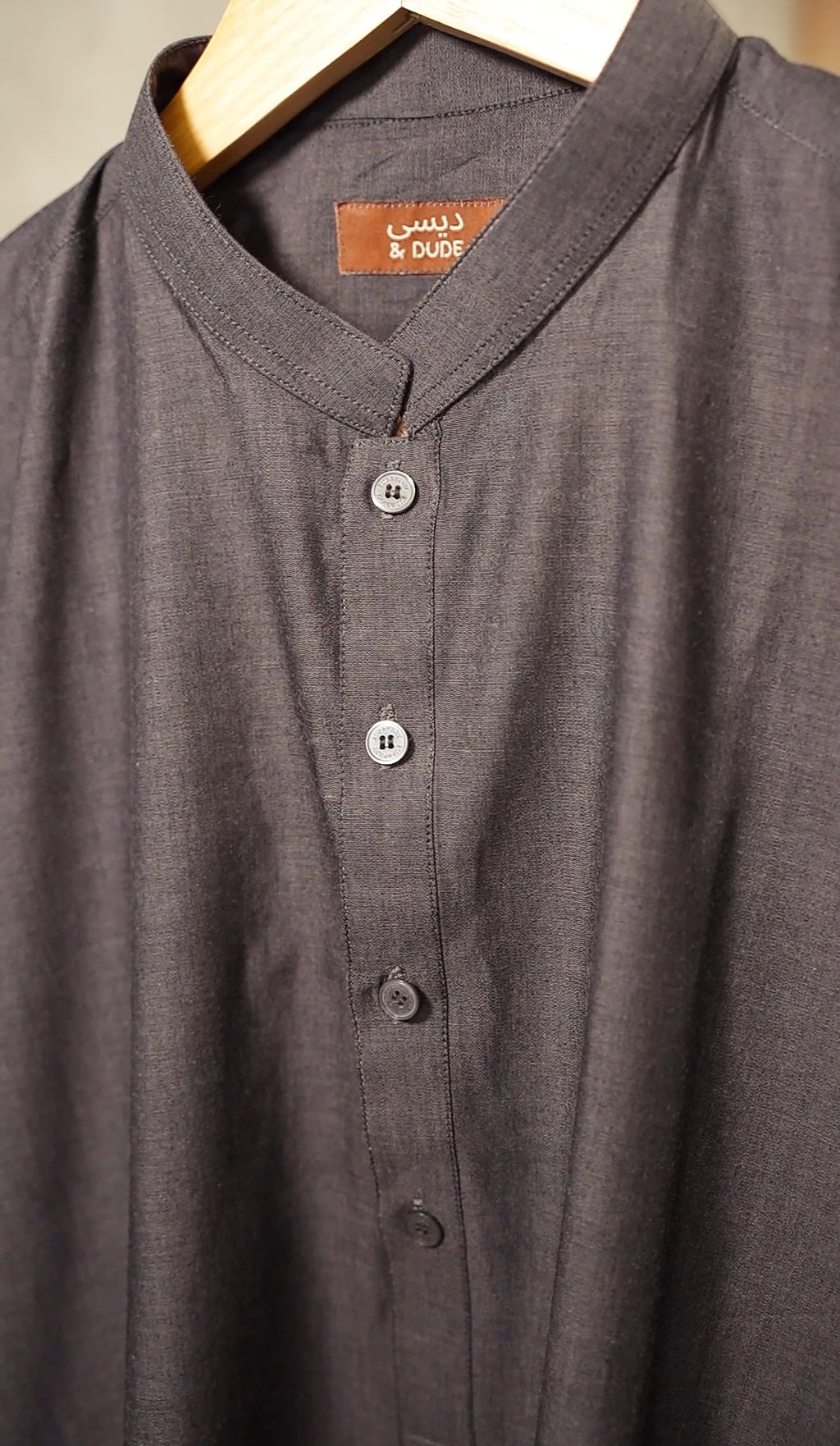 Self-Printed Cotton Kurta