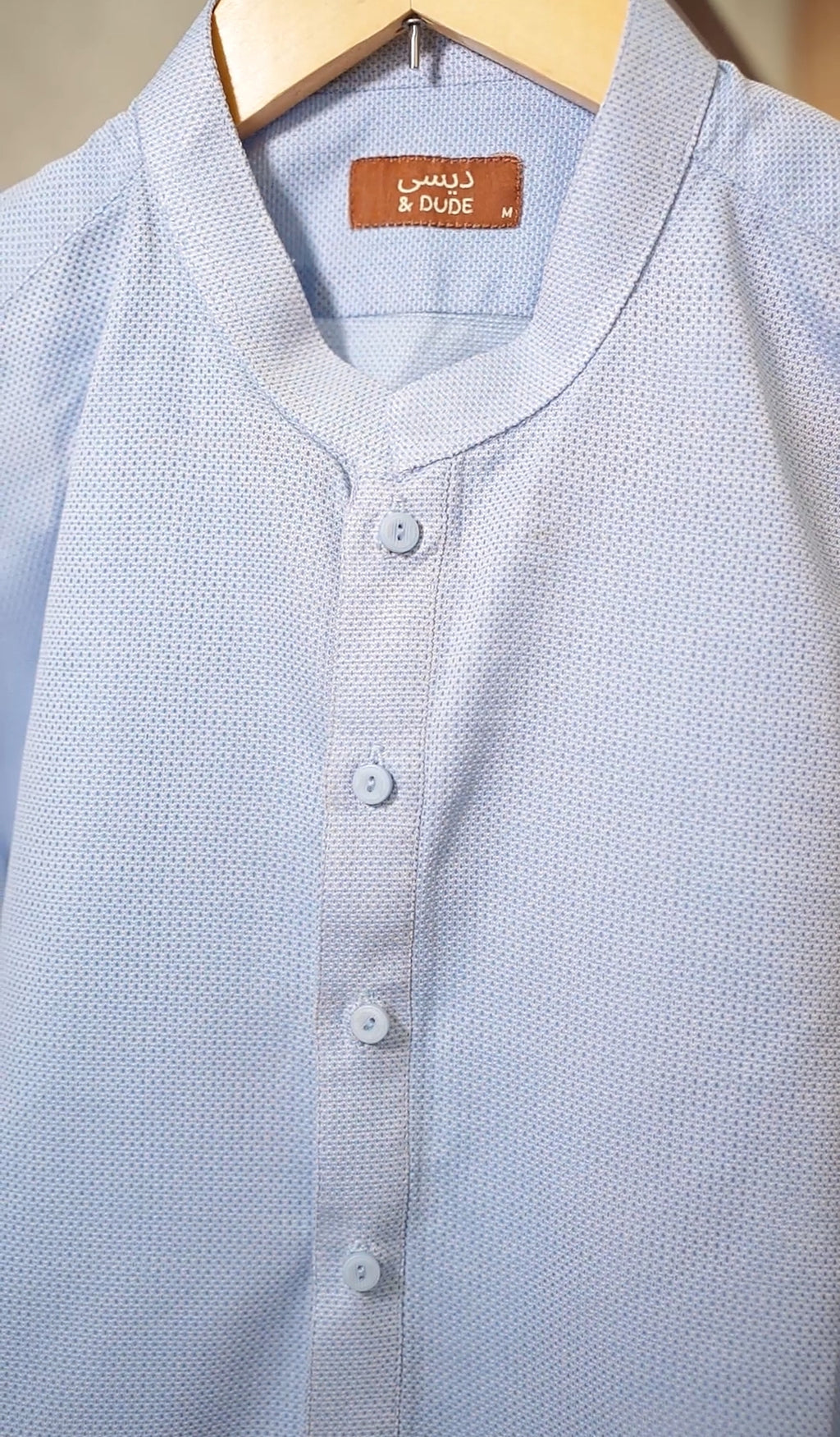 Self-Printed Cotton Kurta